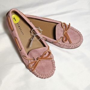 💲NWT Lucky Brand Pink Moccasins Size 1